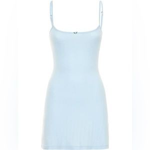 Frankies bikinis x Gigi hadid pointelle mini summer dress